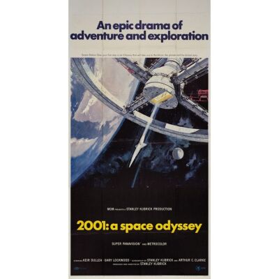 5. Three Sheet (41" x 78"); The Collection of the Late J. Stephen Ryan; Very Fine- Folded ### 2001: A SPACE ODYSSEY (1968)