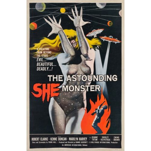 12. One Sheet (26" x 40"); The Collection of the Late J. Stephen Ryan; Fine on Linen ### THE ASTOUNDING SHE-MONSTER (1958)