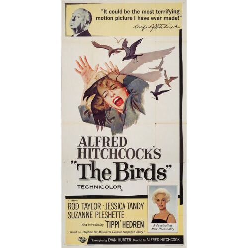 21. Three Sheet (41" x 79"); The Collection of the Late J. Stephen Ryan; Very Fine+ Folded ### THE BIRDS (1963)