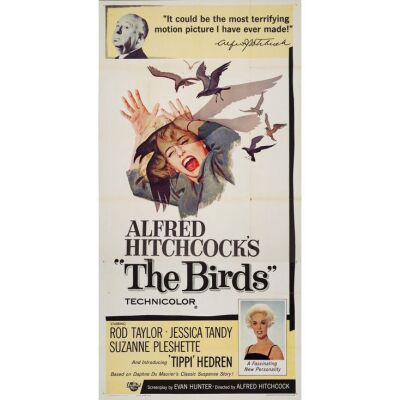 21. Three Sheet (41" x 79"); The Collection of the Late J. Stephen Ryan; Very Fine+ Folded ### THE BIRDS (1963)