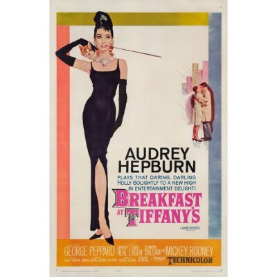26. One Sheet (27" x 41"); Fine+ on Linen ### BREAKFAST AT TIFFANY'S (1961)