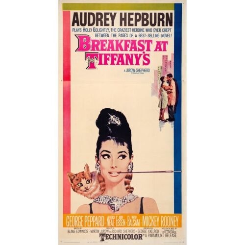 27. Three Sheet (41" x 79"); The Collection of the Late J. Stephen Ryan; Very Fine+ on Linen ### BREAKFAST AT TIFFANY'S (1961)