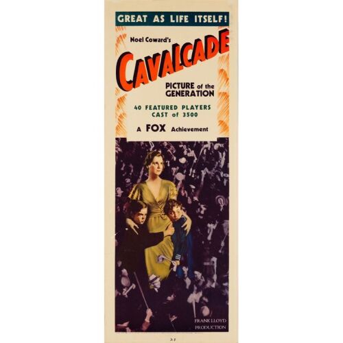 32. Insert (14" x 36"); Very Fine Rolled ### CAVALCADE (1933)