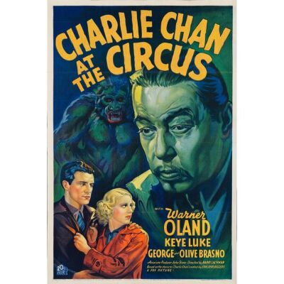 33. One Sheet (27" x 41"); Stone Lithograph; Very Fine+ on Paper ### CHARLIE CHAN AT THE CIRCUS (1936)