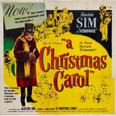 35. Six Sheet (80" x 78"); The Collection of the Late J. Stephen Ryan; Fine+ Folded ### A CHRISTMAS CAROL (1951)