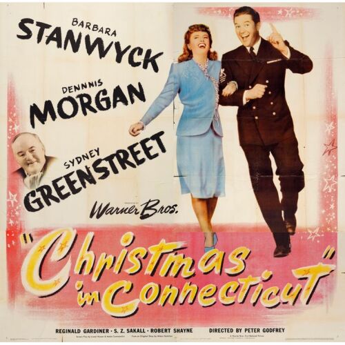36. Six Sheet (81" x 80"); Very Fine- Folded ### CHRISTMAS IN CONNECTICUT (1945)