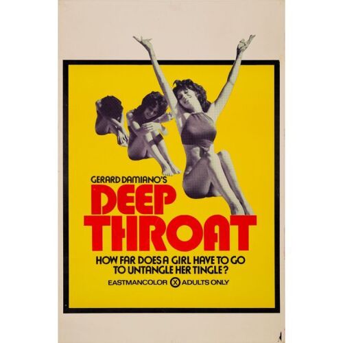 49. One Sheet (25" x 38"); Very Fine+ on Linen ### DEEP THROAT (1972)