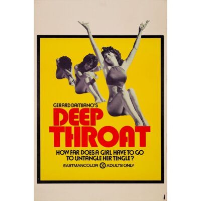 49. One Sheet (25" x 38"); Very Fine+ on Linen ### DEEP THROAT (1972)