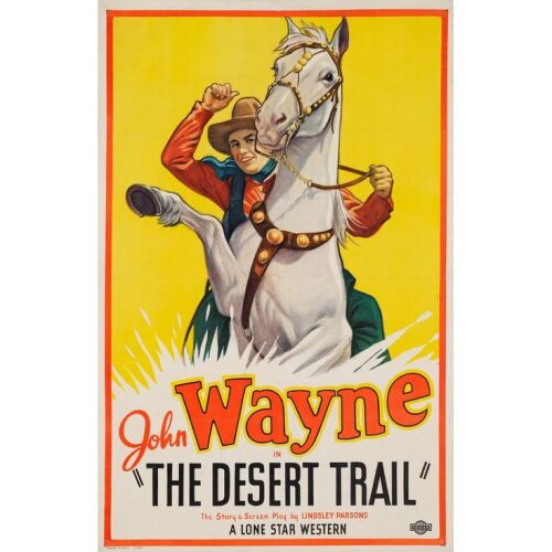 51. One Sheet (27" x 40"); Stone Lithograph; Very Fine- on Linen ### THE DESERT TRAIL (1935)