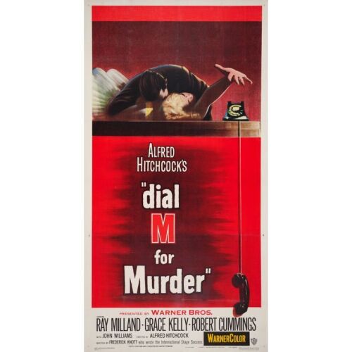 52. Three Sheet (42" x 79"); The Collection of the Late J. Stephen Ryan; Very Fine- on Linen ### DIAL M FOR MURDER (1954)