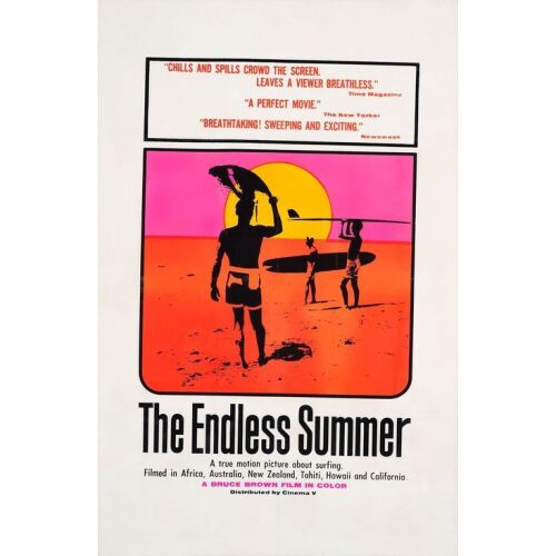 60. One Sheet (27" x 41"); Day-Glo Style; Fine+ on Linen ### THE ENDLESS SUMMER (1965)