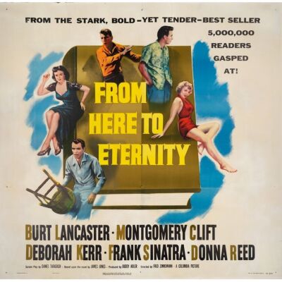 69. Six Sheet (80" x 79"); The Collection of the Late J. Stephen Ryan; Very Fine- on Linen ### FROM HERE TO ETERNITY (1953)