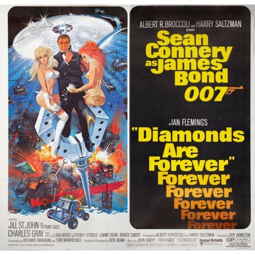 123. Six Sheet (79" x 80"); Very Fine+ Folded ### JAMES BOND: DIAMONDS ARE FOREVER (1971)