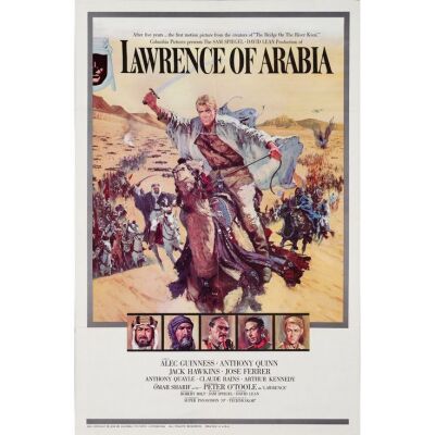 141. One Sheet (27" x 41"); Roadshow Style A; Near Mint Folded ### LAWRENCE OF ARABIA (1962)