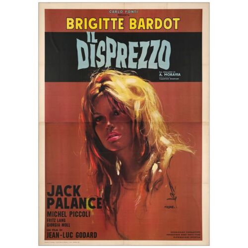 143. Italian Four Fogli (55" x 77"); Country-of-Origin; Very Fine+ on Linen ### LE MEPRIS (1963)