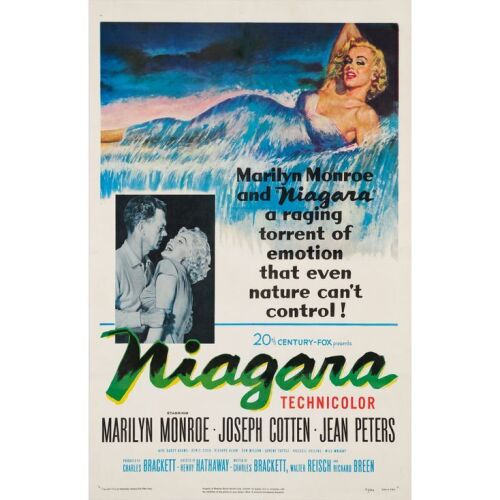 163. One Sheet (27" x 41.5"); Fine on Linen ### NIAGRA (1953)