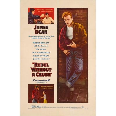 184. One Sheet (27" x 41"); Very Fine- on Linen ### REBEL WITHOUT A CAUSE (1955)