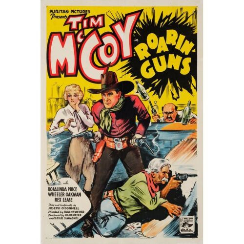 187. One Sheet (27" x 40"); Fine+ on Linen ### ROARIN' GUNS (1936)