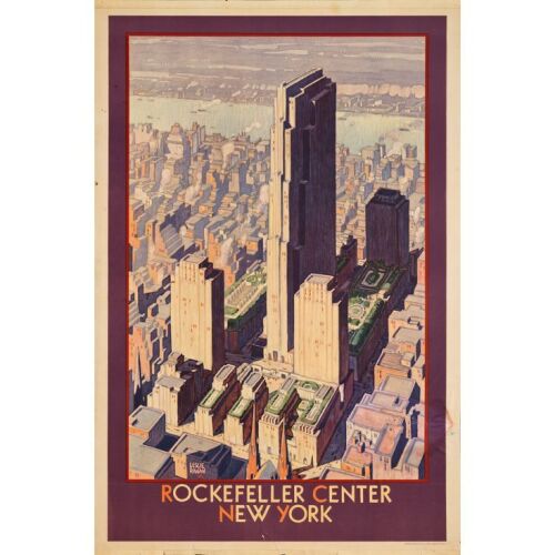 188. Travel Poster (27" x 40"); Fine+ Rolled ### ROCKEFELLER CENTER (1936)