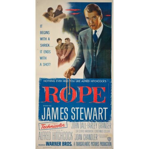 190. Three Sheet (42" x 79"); The Collection of the Late J. Stephen Ryan; Fine+ on Linen ### ROPE (1948)