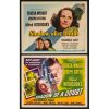 193. Title Lobby Cards (2) (11" x 14"); Very Fine- ### SHADOW OF A DOUBT (1943, R-1946)