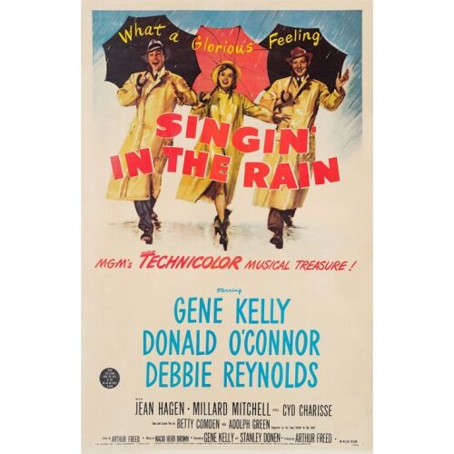 198. One Sheet (27" x 41.75"); Unfolded; Very Fine+ on Linen ### SINGIN' IN THE RAIN (1952)
