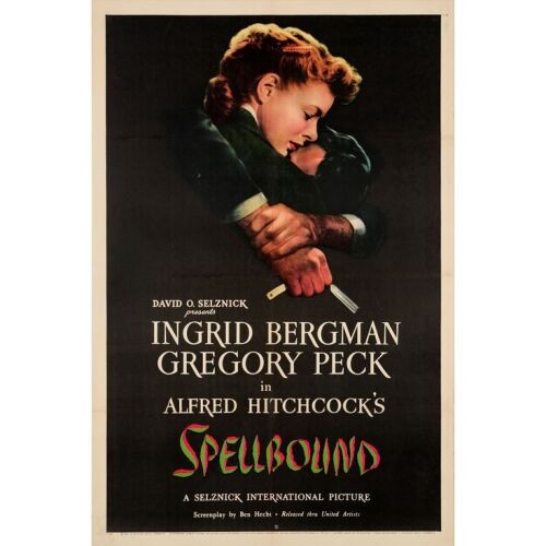 201. One Sheet (27" x 41"); Very Fine- on Linen ### SPELLBOUND (1945)