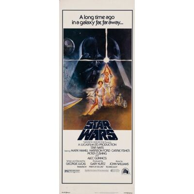 204. Insert (14" x 36"); Very Fine+ Rolled ### STAR WARS: A NEW HOPE (1977)