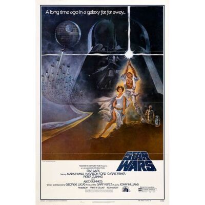 206. One Sheet (27" x 41"); Style A, First Printing; Very Fine- Tri-Folded ### STAR WARS: A NEW HOPE (1977)