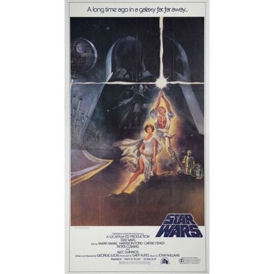 208. Three Sheet (40.5" x 77"); The Collection of the Late J. Stephen Ryan; International Style A; Near Mint Folded ### STAR WARS: A NEW HOPE (1977)