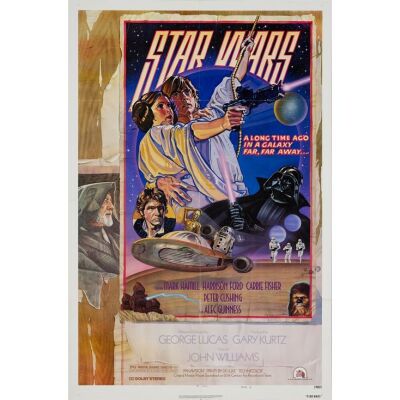 209. One Sheet (27" x 41"); Style D; Near Mint Folded ### STAR WARS: A NEW HOPE (1977)
