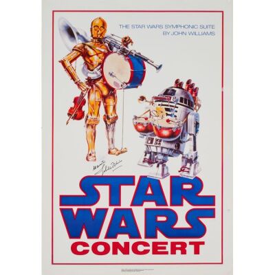 212. Commercial Poster (27" x 39") Signed by John Williams (Beckett COA); Very Fine Rolled ### STAR WARS: A NEW HOPE (1997)