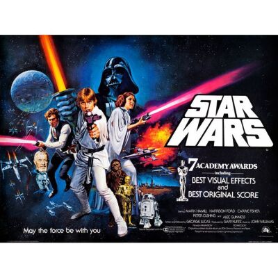 213. Full-Bleed British Quad (40" x 30"); Academy Awards Style C; Very Fine+ Rolled ### STAR WARS: A NEW HOPE (1978)