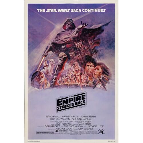 216. One Sheet (27" x 41"); Style B, Purple Variant; Fine+ Rolled ### STAR WARS: THE EMPIRE STRIKES BACK (1980)