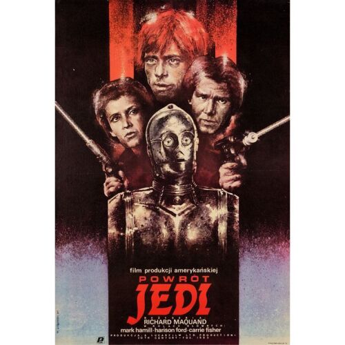 222. Full-Bleed Polish Poster (26" x 38.5"); The Collection of the Late J. Stephen Ryan; Very Fine+ on Linen ### STAR WARS: RETURN OF THE JEDI (1984)