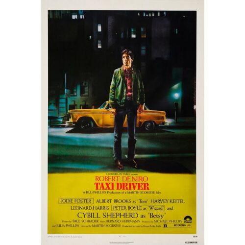 238. One Sheet (27" x 41"); Very Fine+ on Linen ### TAXI DRIVER (1976)