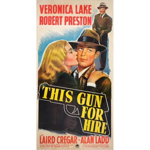 247. Three Sheet (41" x 80"); The Collection of the Late J. Stephen Ryan; Style A; Fine+ on Linen ### THIS GUN FOR HIRE (1942)