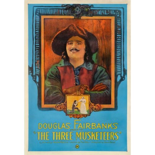 248. One Sheet (28" x 41"); Stone Lithograph; Very Good+ on Linen ### THE THREE MUSKETEERS (1921)