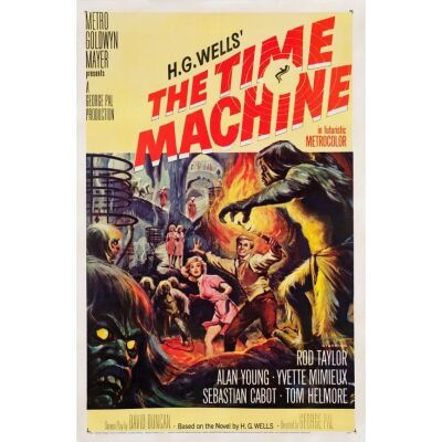 251. One Sheet (27" x 41"); Very Fine- on Linen ### THE TIME MACHINE (1960)