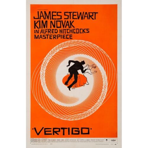 261. One Sheet (27" x 41"); Very Fine- on Linen ### VERTIGO (1958)