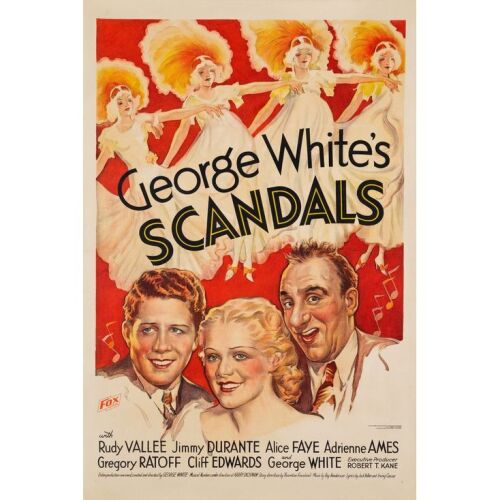 72. One Sheet (27" x 41"); Stone Lithograph; Very Fine- on Linen ### GEORGE WHITE'S SCANDALS (1934)