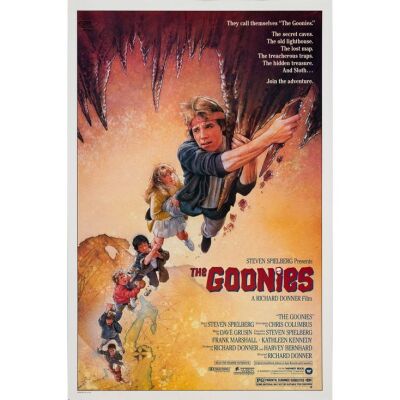79. One Sheet (27" x 41"); The Collection of the Late J. Stephen Ryan; Very Fine- Rolled ### THE GOONIES (1985)