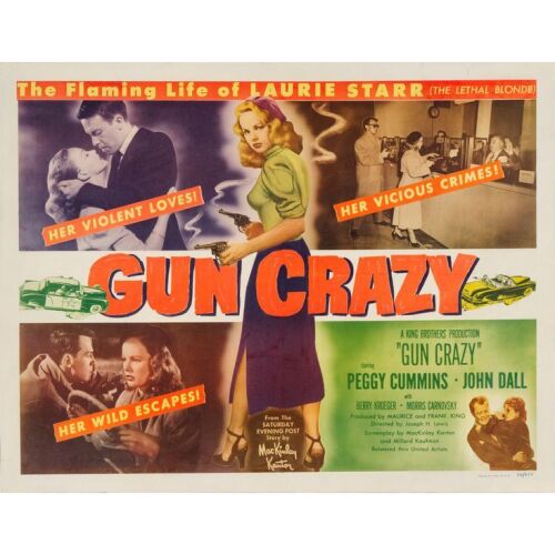 83. Half Sheet (22" x 28"); The Collection of the Late J. Stephen Ryan; Fine+ on Paper ### GUN CRAZY (1950)