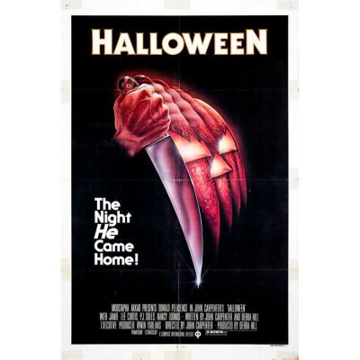 85. One Sheet (27" x 41"); Blue Ratings Box Style; Fine Folded ### HALLOWEEN (1978)