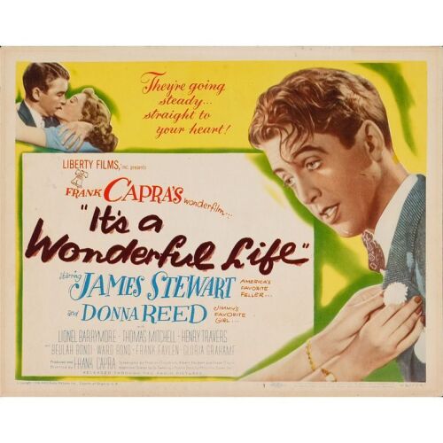105. Title Lobby Card (11" x 14"); The Collection of the Late J. Stephen Ryan; Very Fine- ### IT'S A WONDERFUL LIFE (1946)