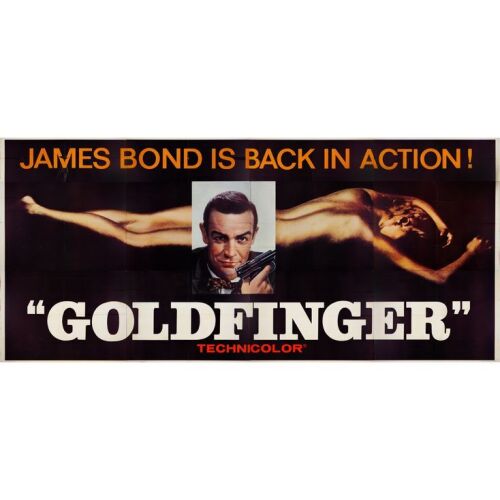 114. 24 Sheet (232" x 104"); Very Fine- Folded ### JAMES BOND: GOLDFINGER (1964)