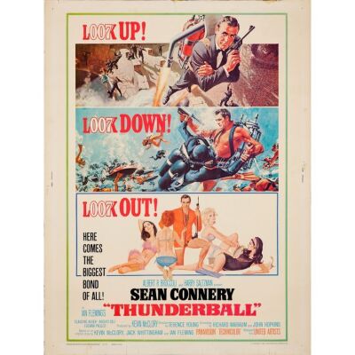 116. 30 x 40; The Richard Schenkman Collection; Fine+ Rolled ### JAMES BOND: THUNDERBALL (1965)