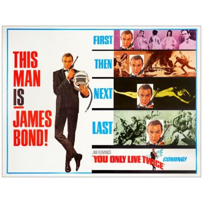 119. Subway Poster (60" x 45"); Advance; Very Fine+ Rolled ### JAMES BOND: YOU ONLY LIVE TWICE (1967)