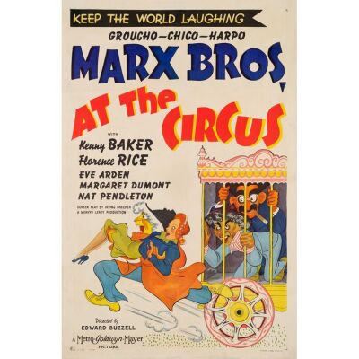 151. One Sheet (27" x 41"); Style D; Very Fine- on Linen ### AT THE CIRCUS (1939)