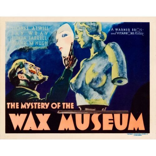 160. Title Lobby Card (11" x 14"); Very Fine- ### MYSTERY OF THE WAX MUSEUM (1933)